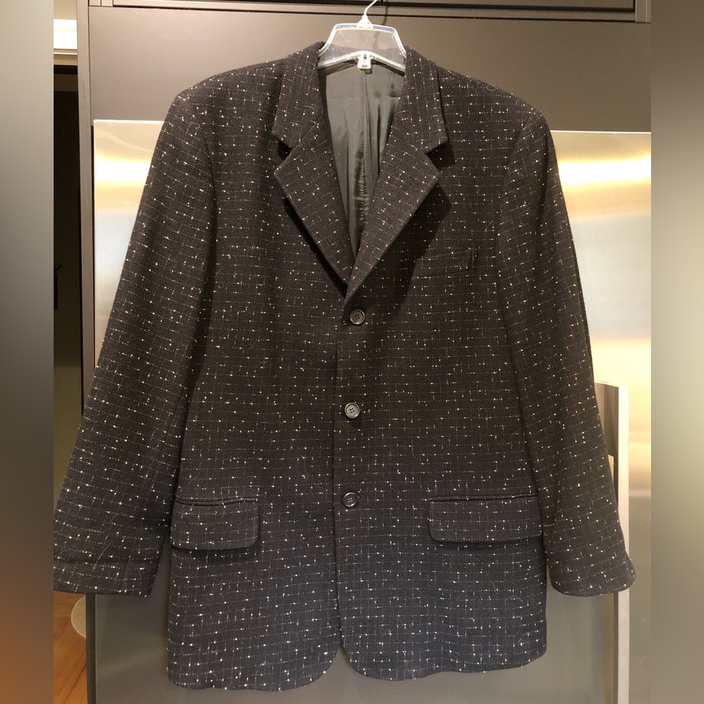 DNKY Men’s, Black, Wool Blazer.